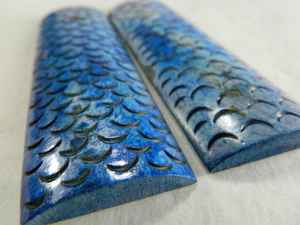 Plaques en corne de buffle avec veines blanches riches pour poignées de couteau Échelle en corne de boeuf de qualité supérieure pour manche de couteau d'Inde - Product Image 3