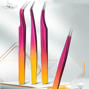 Beauté et soins personnels pincettes d'extension de cils en acier inoxydable avec Logo personnalisé par INSTRUMENT innovant - Product Image 3