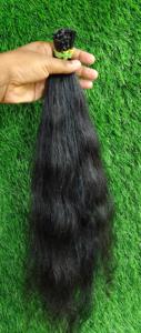Pure Real South Indian Sin procesar I-Tep Hair Raw Indian Remy Virgin Temple Hair Soft Silky Authentic Heritage Wave Cabello humano - Product Image 6