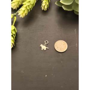 Dijes de Plata de Ley Hechos a Mano en Estilo Navajo con Forma de Caballo, Componentes y Accesorios para Joyería - Product Image 1