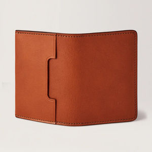 2025 gros haute qualité hommes portefeuille en cuir véritable conception personnalisée Logo violet sac à main courte longueur PU doublure couverture argent - Product Image 5