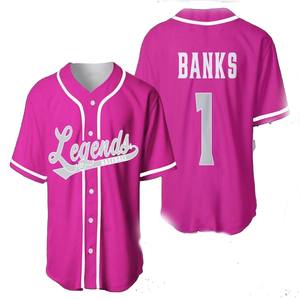 Camiseta de béisbol de sublimación en blanco transpirable, camiseta de béisbol deportiva de última llegada American 2024, camiseta de camiseta en blanco de EE. UU. - Product Image 6