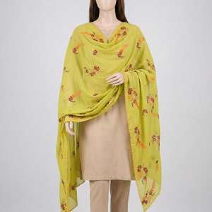 Chal Africano de Chifón para Mujer, Duradero, de Primera Calidad, con Patrón Floral, Bordado y Decoraciones de Pedrería, Transpirable y Suave - Product Image 3