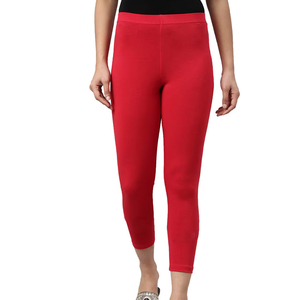 Red Color Breathable Spandex/Nylon Mid <b>Waist</b> <b>Trainer</b> Yoga Pants Butt Lifting Sport Seamless Hip Hop Women Yoga Leggings - Product Image 1