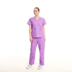 ชุดเสื้อแขนสั้นและกางเกงจ็อกเกอร์ชุดพยาบาลชุดเครื่องแบบโรงพยาบาล - Product Image 3