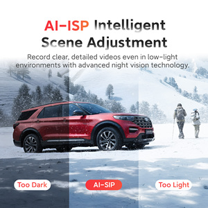 Caméra <span class=keywords><strong>embarquée</strong></span> double objectif 4K+1080p WiFi GPS, enregistreur de conduite DVR, caméra <span class=keywords><strong>embarquée</strong></span> 4K avant et arrière - Product Image 4