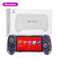Console de Jeu Portable S RG557 Écran Tactile AMOLED HD 5.48" Android 14, Console de Jeu Vidéo 5500 mAh pour Jeux PS1 PS2
