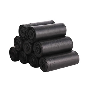 Bolsas de basura planas de plástico de Venta caliente en rollo para superficie de impresión de huecograbado de uso de supermercado - Product Image 1