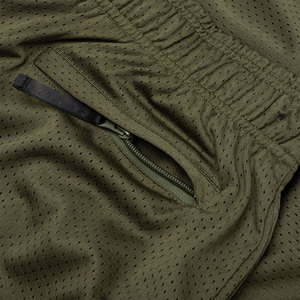 Premium Solid Fabric Sweat Wicking Ultra Soft Mens Two <b>Layer</b> Mesh Shorts OEM Customizable Eco-Friendly Anti-Wrinkle Gym Wear - Product Image 5