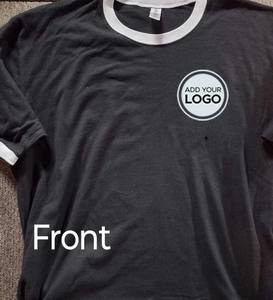 Men's Casual T <b>Shirts</b> <b>Summer</b> Crewneck Short Sleeve Tops Basic Ringer Custom Logo T <b>Shirts</b> - Product Image 1