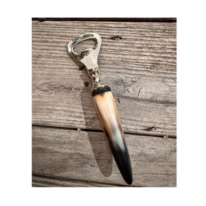 TribalHorn Opener RustiCorn Popper VintageHorn Bouteille Outil HandmadeHorn Key BuffaloHorn Lifter WildHorn Bar Accessoire - Product Image 2
