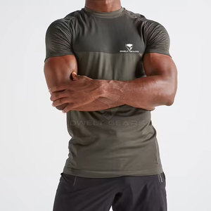 Camiseta ligera de gimnasio Camiseta de gimnasio de secado rápido Nueva moda Camiseta de uso al aire libre Diseña tu propia camiseta de gimnasio - Product Image 3