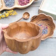 HHO propose des bols de service en bois personnalisables de style classique, très demandés et respectueux de l'environnement, fabriqués en bois d'acacia mangue de la meilleure qualité. - Product Image 6