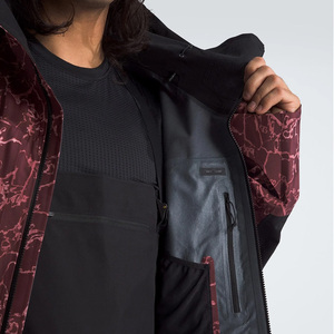 Chaqueta de esquí para hombre OEM con logotipo personalizado, tela aislante transpirable, impermeable, apta para ropa de nieve y servicios de etiqueta privada - Product Image 2