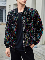 Veste d'université d'automne et d'hiver à la mode originale veste universitaire en coton épais avec lettres imprimées pour hommes, veste universitaire en strass de baseball personnalisable