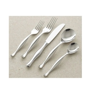 Juego de Cubiertos Decorativos de Acero Inoxidable, Juego de Cubiertos de Metal de Alta Calidad para Oficina y Mesa de Boda - Product Image 1