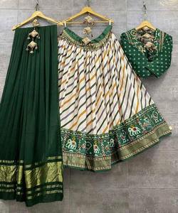 Georgette más elegido con Secuencia de bordado interior de seda satinada codificación de trabajo de piedra lehenga choli con ropa de boda dupatta ApparelGarment - Product Image 6