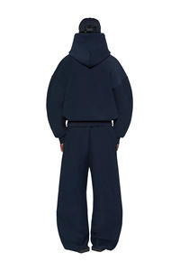 Ensemble de sweat à capuche respirant pour hommes ensemble de deux pièces tricoté fournisseur OEM survêtement personnalisé vêtements de sport de jogging - Product Image 4