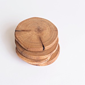 Set of 4 Round Wood Coasters Eco-Friendly Diameter Ready Use <b>Coffee</b> <b>Table</b> Coasters Housewarming Gift for <b>Table</b> Decoration - Product Image 4