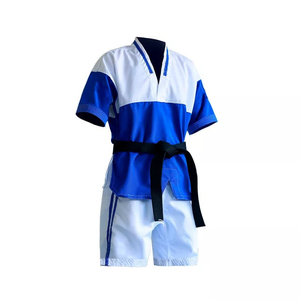 Vente en gros d'uniformes d'arts martiaux de Taekwondo uniformes avec logo personnalisé vêtements de karaté judo uniforme de Taekwondo kickboxing - Product Image 6