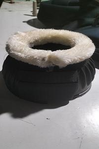 Buena calidad OVERREACH Horse Leg Boot Neopreno PVC Bell Boot Flexible para sujetador Durable Eficaz Horse Riding Protective - Product Image 5