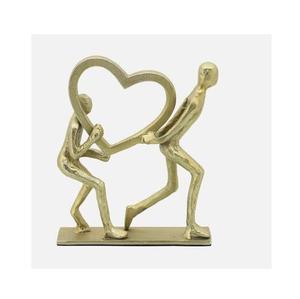 Escultura moderna de aluminio fundido que expresa movimiento fluido, forma equilibrada y el espíritu de la innovación artística. - Product Image 2