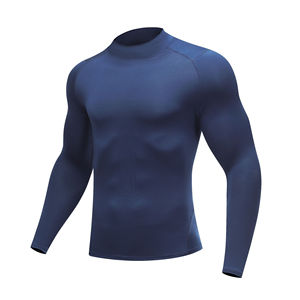 Vêtements de sport Athlétique Séchage rapide Respirant Compression Sports Muscle shirt Blank Custom Running Workout Polyester Man Gym Shirt - Product Image 4