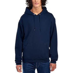 Sweats à capuche de haute qualité à vendre hommes poids léger nef bleu couleur pull lourd poche kangourou pull à capuche sweat - Product Image 1