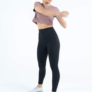 2022 Logotipo personalizado Top corto para mujer Camisas de 1 pieza Tela de punto Patrón sólido Estilo informal para el verano Precio barato - Product Image 5