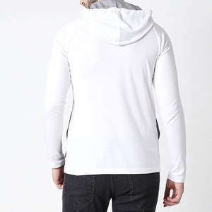 2025 Top Trending Custom Slim Fit Gym Hoodie 70% Cotton 30% Polyester Blank Pullover for Men - Product Image 5