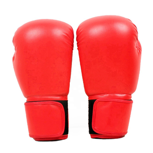 2025 Championnat Gants De Boxe Marque Privée Bleu Rouge PU Cuir Gym Formation Personnalisé Imprimé Kickboxing Gant 16oz - Product Image 3