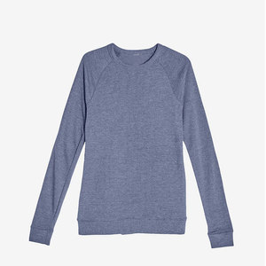 Sweat-shirt à col rond léger et doux en gros, sweat-shirt en molleton français, sweat-shirt à manches raglan doux, sweat-shirt à manches longues en éponge - Product Image 4
