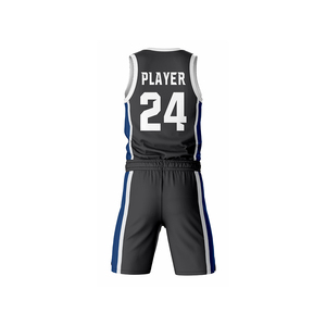 High Quality Customized Design Basketball Uniform Lightweight Moisture Wicking Sublimation Plus Size 100% Polyester Clubs Sports - Product Image 3