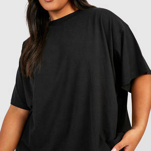 Logo personnalisé Tee Tshirts Chemise dames sérigraphie vierge Slim Fitted T Shirt uni coton femmes hommes t Shirt été lourd - Product Image 4