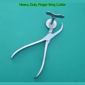Finger <b>Ring</b> Cutter (Removal) Manual <b>Stainless</b> <b>Steel</b> Throughout Polish Medical Use Reusable - Product Image 3