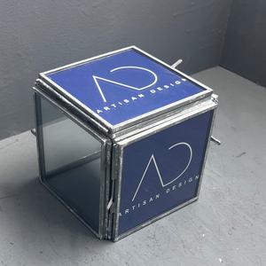 Marco de fotos 5 en 1, marco de fotos de mesa decorativo de metal, hierro y vidrio con acabado gris - Product Image 5