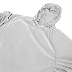 Factory Custom Sublimation Hoodies Upf50 40 Uv Fishing Shirts Hoodie Long Sleeve Fishing Hiking Thumbholes Shirt Men - Product Image 4