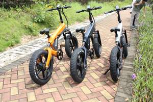 Briquet de <span class=keywords><strong>vélo</strong></span> <span class=keywords><strong>électrique</strong></span> pliant pratique en alliage de magnésium 350W 20 pouces - Product Image 4