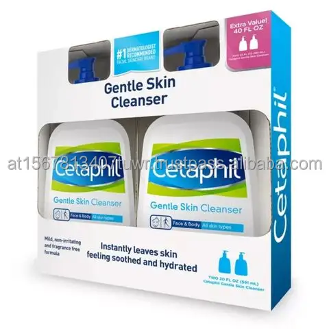 Cetaphil nhẹ nhàng làm sạch da | dưỡng ẩm mặt và cơ thể rửa lý tưởng cho nhạy cảm