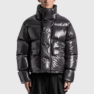 Veste matelassée d'hiver pour homme, personnalisée, à imprimé extérieur, rembourrée, chaude, pour homme, taille plus, matelassée, 2026 - Product Image 1