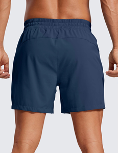 Mens Dual <b>Layer</b> Running Shorts Workout Training Shorts with Compression Inner Liner Quick Dry Gym Wear OEM ODM services - Product Image 3