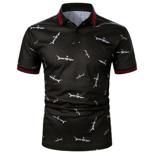 Vente en gros de polo d'été en coton grande taille pour hommes, respirant, design unique, tenue décontracté de golf par sublimation, techniques imprimées - Product Image 1