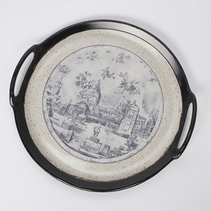 Placa de cargador Art Deco ligera de hierro de oro rosa Vintage, brillo metálico antiguo, adición de encanto romántico, decoración de cena de celebración - Product Image 4