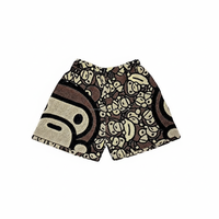 Shorts Hip-Hop d'été 2026 pour Hommes, Vente en Gros, 100% Polyester Uni, Respirant, Séchage Rapide, Écologique, OEM, Impression Intégrale, Design Artistique