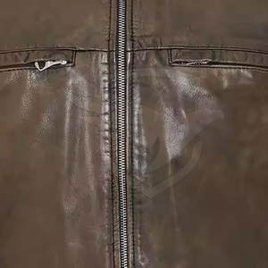 Vestes en cuir sur mesure pour hommes Veste en cuir de haute qualité pour hommes Veste d'hiver en cuir à prix réduit - Product Image 6