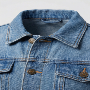 Chaqueta Vaquera de Invierno para Hombre de Alta Calidad, con Cuello Alto, Estilo Urbano, Informal y Duradera - Product Image 4