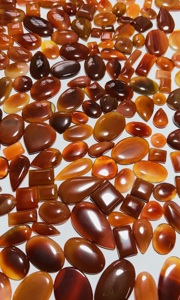 Cabujón de cornalina Natural a granel al por mayor, piedras preciosas de cuarzo de cristal curativo de ónix semiprecioso liso, piedras sueltas de tamaño personalizado - Product Image 3