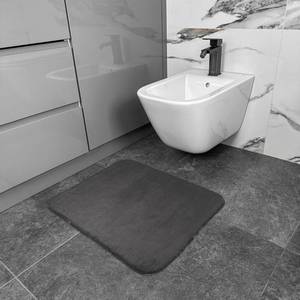 Alfombra de Piel Sintética de Felpa Moonbeam Grafit, Antideslizante, Suave, 60x50 cm - Product Image 5