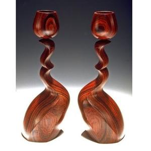 Wooden Candle Stand for Dining <b>Table</b> Decor with Natural Finish Eco-friendly Christmas Elegant Height and Stable Construction - Product Image 1