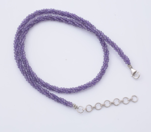 Elegante collar de cadena de eslabones de acero inoxidable con cuentas de piedra natural, regalo perfecto para mujeres para uso diario y fiestas - Product Image 6